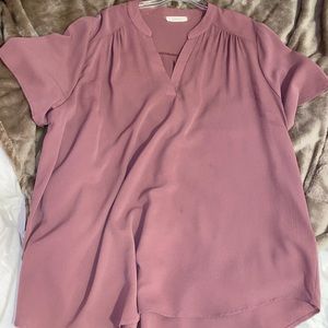 V-neck blouse
